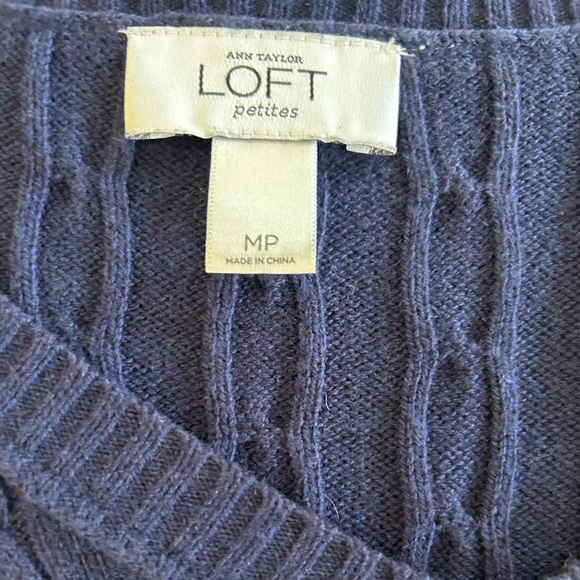 Ann Taylor Loft Blue Sweater - Picture 5 of 5